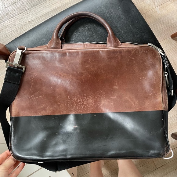 Jack Spade slim briefcase - NEEDS REPAIR - Picture 2 of 15